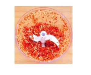 Büyük Boy İpli El Rondosu,5 Bıçaklı Kilitli Kapak,Geniş Hazneli İp Çekmeli Soğan Rondosu Doğrayıcı