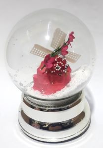 Melodili Değirmenli Pille Çalışan Küre Plastik Hediyelik Eşya    Kaliteli Ham Maddeden Üretilmiştir