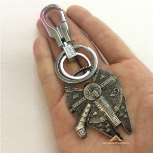 STAR WARS MİLLENİUM FALCON ŞİŞE KAPAK AÇACAKLI ASMA APARATLI METAL ANAHTARLIK