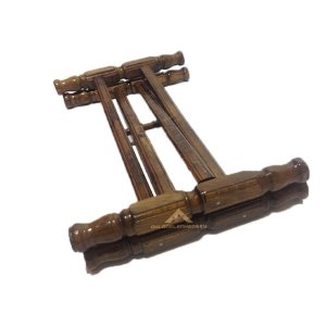 Katlanabilir Sini Ayağı Yüksekliği 24cm Ahşap Yer Sofrası Ayağı
