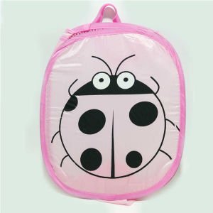 UĞUR BÖCEĞİ FİGÜRLÜ ÇAMAŞIR VE OYUNCAK SEPETİ