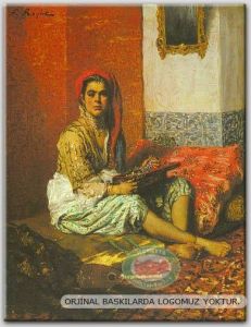 100x70cm ÇERÇEVELİ CANVAS TABLO OSMANLI TBL -692