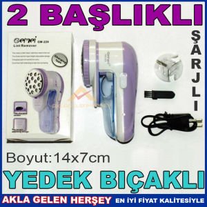 PRATİK ŞARJLI KAZAK TÜYÜ TEMİZLEME MAKİNESİ