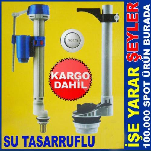 Eczacıbaşı Su Tasarruflu Rezervuar İç Takımı Kolay ve Hızlı Montaj Sessiz ve Hızlı Dolum