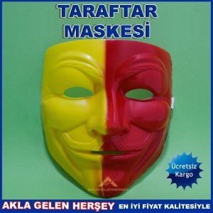 GS ÇİFT RENK SERT PLASTİKTEN TARAFTAR MASKESİ KD