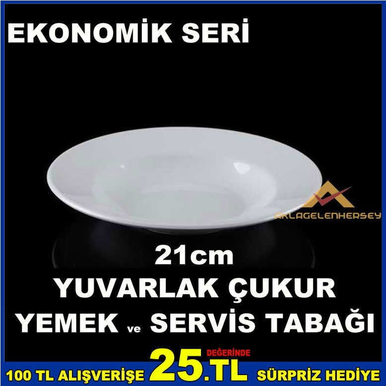 1.kalite melamin yemek tabağı çukur melamin tabak EKONOMİK BEYAZ MELAMİN 21cm SERVİS YEMEK TABAĞI