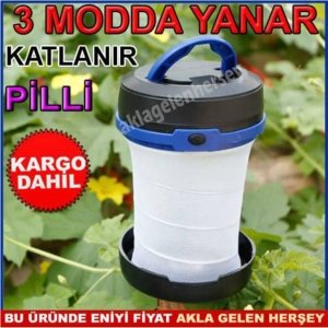 KATLANIR 3 AYARLI LED AYDINLATMALI ASKILI FENER
