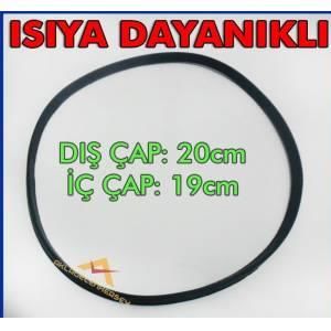 TAÇ DÜDÜKLÜ TENCERE LASTİĞİ 20cm DIŞ ÇAP-19cm İÇ ÇAP ÜNİVERSAL DÜDÜKLÜ TENCERE CONTASI KAUÇUK CONTA