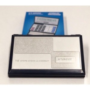 Büyük Metal Ekranlı Güneş Enerjili Pilli Katlanır Hesap Makinesi 112 işlem hafızalı fonksiyonel hesap makinası