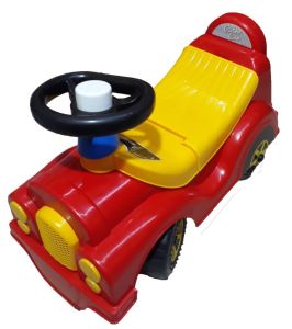 Çocuklara Yürümeyi Öğreten Bagajlı ve Kornalı İlk Adım Arabası   59x39x28 cm Boyutlarında