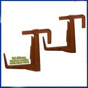 Saksı Ayağı 2 adet Balkon Saksıları için Askısı Ayarlanabilir Saksı Askılığı Seti