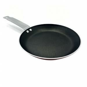 Süper Teflon Krep Tavası Ø20 cm Metal Saplı Sığ Omlet Tavası