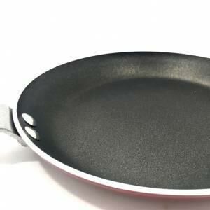 Süper Teflon Krep Tavası Ø20 cm Metal Saplı Sığ Omlet Tavası