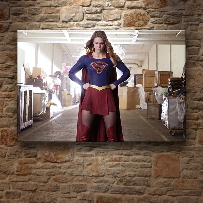 SUPERGIRL-UMUTSUZLUK 7 değişen ölçü ORİJİNAL KANVAS TABLO