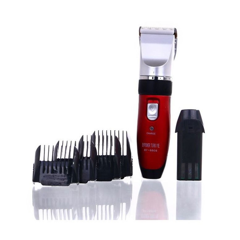 Power Turkiye BY-8808 Saç Sakal Traş Makinesi 4 Başlıklı Şarjlı Keskin Dayanıklı Bıçak