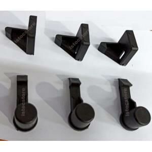 3 Takım=6 adet Pratik Elektrikli Süpürge Mandalı Kırılmaz Klips,Pratic P 1200,Speedy,DU-2000