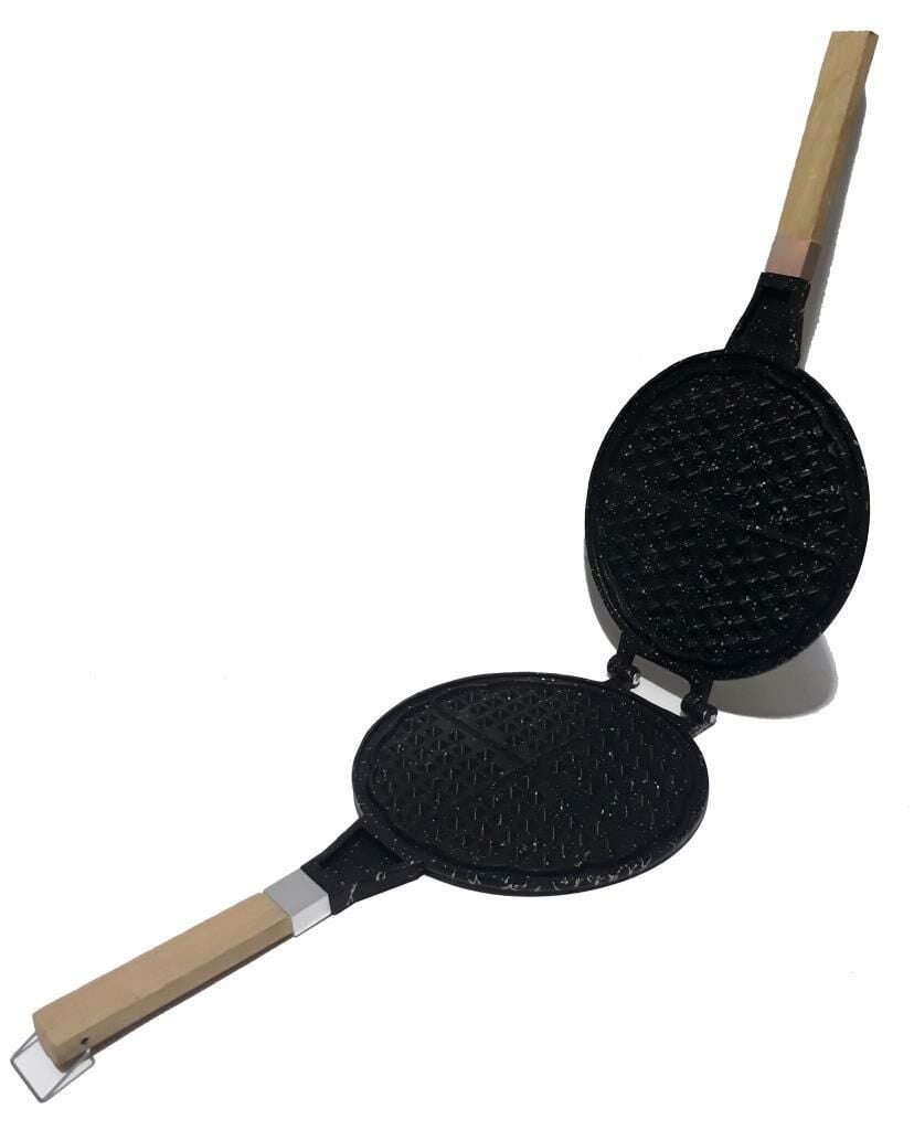 Çift Taraflı Teflon 20cm Genişlikte Taşhan Waffle Pişirme Tavası Kaliteli Malzemeden Üretilmiştir
