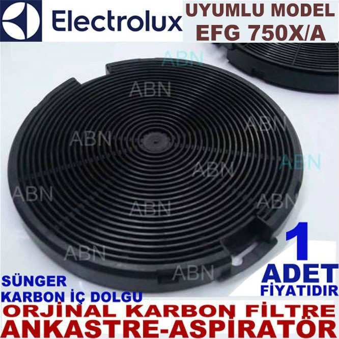 ELECTROLUX ANKASTRE DAVLUMBAZ FİLTRESİ ELECTROLUX EFG 750X\A MODEL DAVLUMBAZ İÇİN SÜNGERLİ FİLTRE