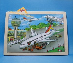 kargo dahil ÇOCUKLAR İÇİN EĞİTİCİ AHŞAP PUZZLE,HAVALİMANI