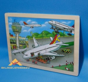 kargo dahil ÇOCUKLAR İÇİN EĞİTİCİ AHŞAP PUZZLE,HAVALİMANI