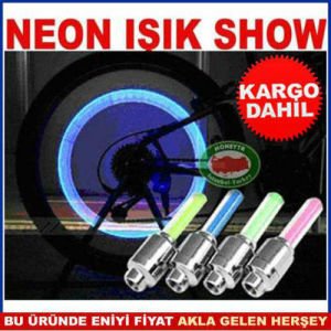 NEON TARZ RENKLİ BİSİKLET TEKERLEK IŞIĞI LED SHOW