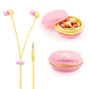 Powerway Macapow Macarons Mc 009 Kulaklık Şık Dizayn 120cm Kablo Uzunluğunda Kulak İçi Kulaklık-1 pembe
