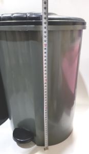 Ayak Pedallı Jumbo Çöp Kovası 32 Litre BüyükBoy Çıkabilen iç Kovalı 40x33 h:50 Sağlam Geniş Hazne