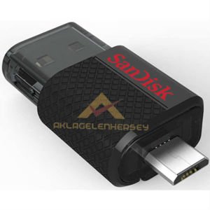 SANDİSK 64GB ULTRA DUAL USB 3.0 OTG FLASH BELLEK