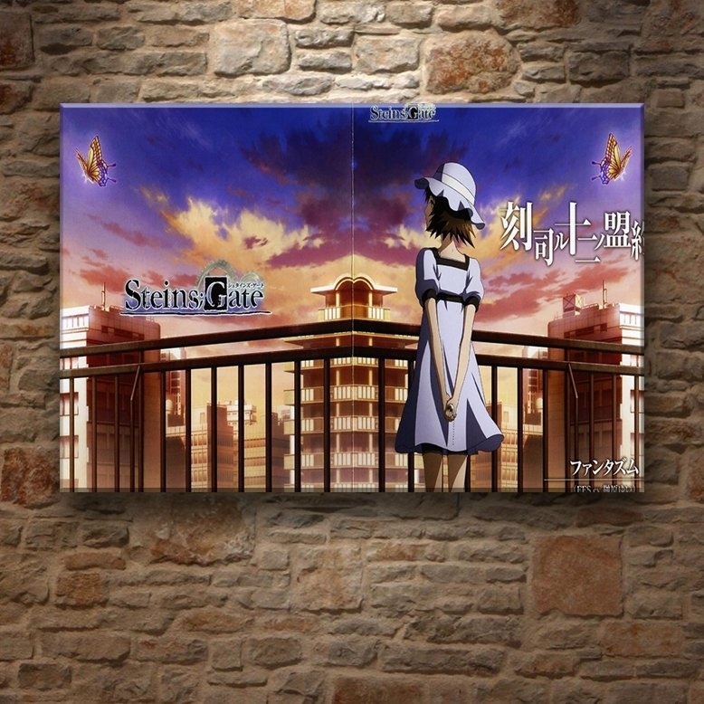 STEINS GATE MAYURI 7 değişen ölçü ORİJİNAL KANVAS TABLO