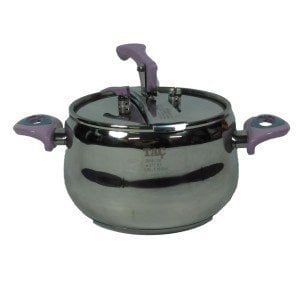 TAÇ DÜDÜKLÜ TENCERE 5 LİTRE18/10CR Nİ PASLANMAZ ÇELİK ÇİFT GÜVENLİKLİ