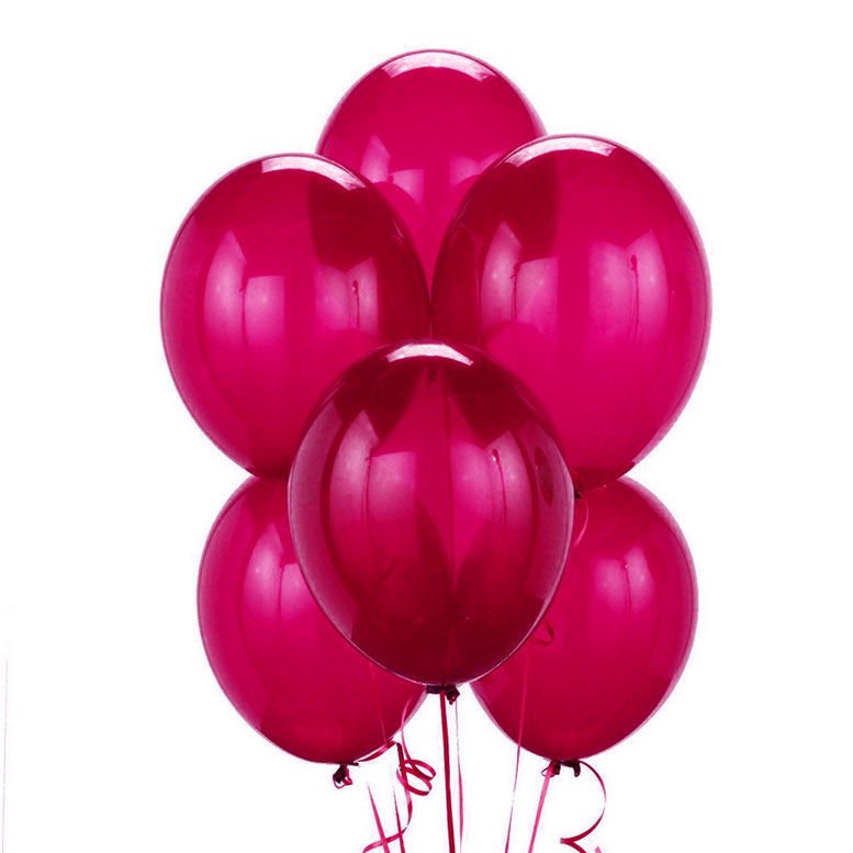 100'lü Paket Metalize Balon 15 Farklı Renk Seçeneği ile 1.Kalite İtalyan 30cm Lateks Metalik Balon Beden Yok - pembe