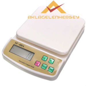 10kg KAPASİTELİ 1gr HASSASİYET MUTFAK TARTISI