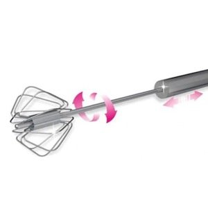 Bas Çek Mekanizmalı Çırpıcı El Mikseri Plastik Saplı El Mikseri Otomatik Karıştırıcı
