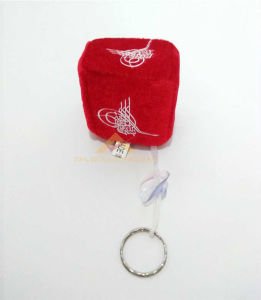 KÜP MODEL OSMANLI TUĞRA DESENLİ PELUŞ ARAÇ SÜSÜ