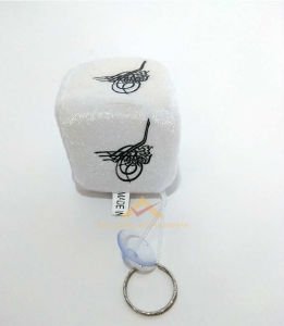 KÜP MODEL OSMANLI TUĞRA DESENLİ PELUŞ ARAÇ SÜSÜ