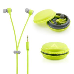 Powerway Macapow Macarons Mc 009 Kulaklık Şık Dizayn 120cm Kablo Uzunluğunda Kulak İçi Kulaklık-1 Yeşil Koyu
