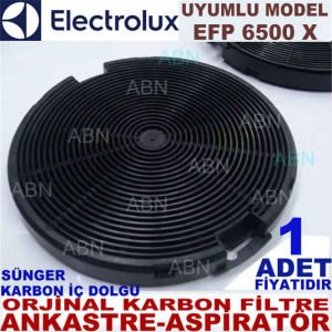 ELECTROLUX ANKASTRE DAVLUMBAZ FİLTRESİ ELECTROLUX EFP 6500 X MODEL DAVLUMBAZ İÇİN SÜNGERLİ FİLTRE