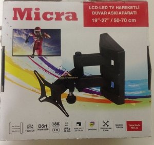 19''-27'' 50-70cm ÇİFT KOLLU LCD-LED TV HAREKETLİ ASKI APARATI