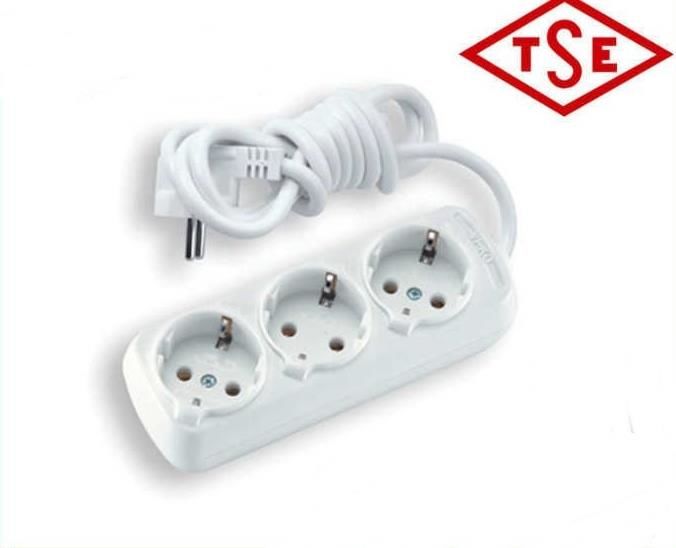 Viko Topraklı uzatma kablosu 3'lü 2 Metre 3x1.5