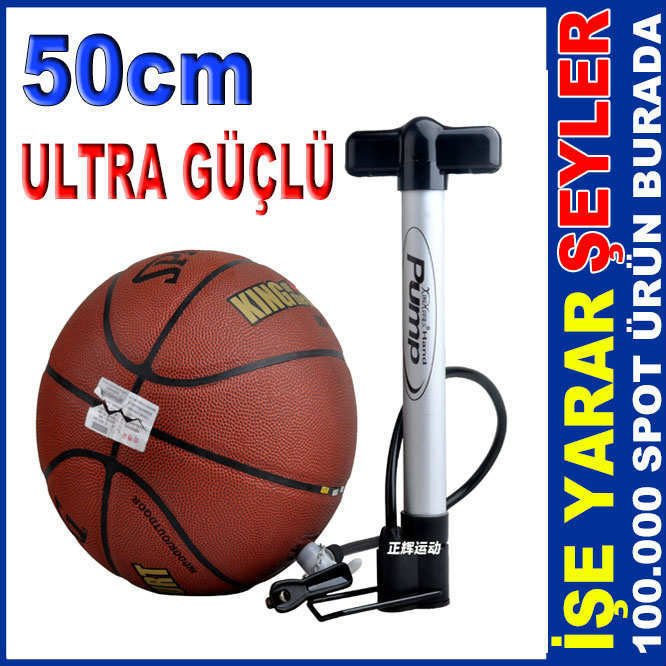50cm Bisiklet Ve Top Şişirme Güçlü El Pompası ! Ücretsiz Kargo ! Kampanlı Fiyat ! Sınırlıstok !