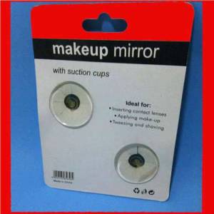 Makyaj İçin Dev Aynası 14cm Çapında Heryere Kolay Adapte Olan Yapışkan 3 Kat Büyüteçli Makyaj Aynası