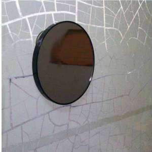 Makyaj İçin Dev Aynası 14cm Çapında Heryere Kolay Adapte Olan Yapışkan 3 Kat Büyüteçli Makyaj Aynası