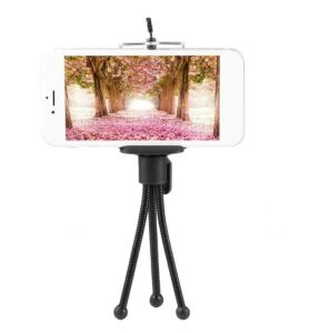 Telefon ve Kamera İçin Esnek Metal Mini Tripod (11 cm)
