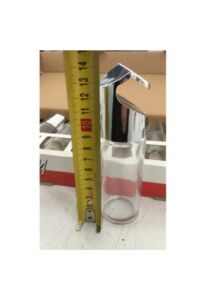 8'li Cam Baharatlık Seti Duvara Monte Krom