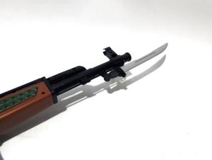 58cm Uzunluğunda Boncuklu Tekli Oyuncak Bıçaklı Piyade Tüfeği