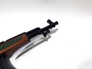 58cm Uzunluğunda Boncuklu Tekli Oyuncak Bıçaklı Piyade Tüfeği